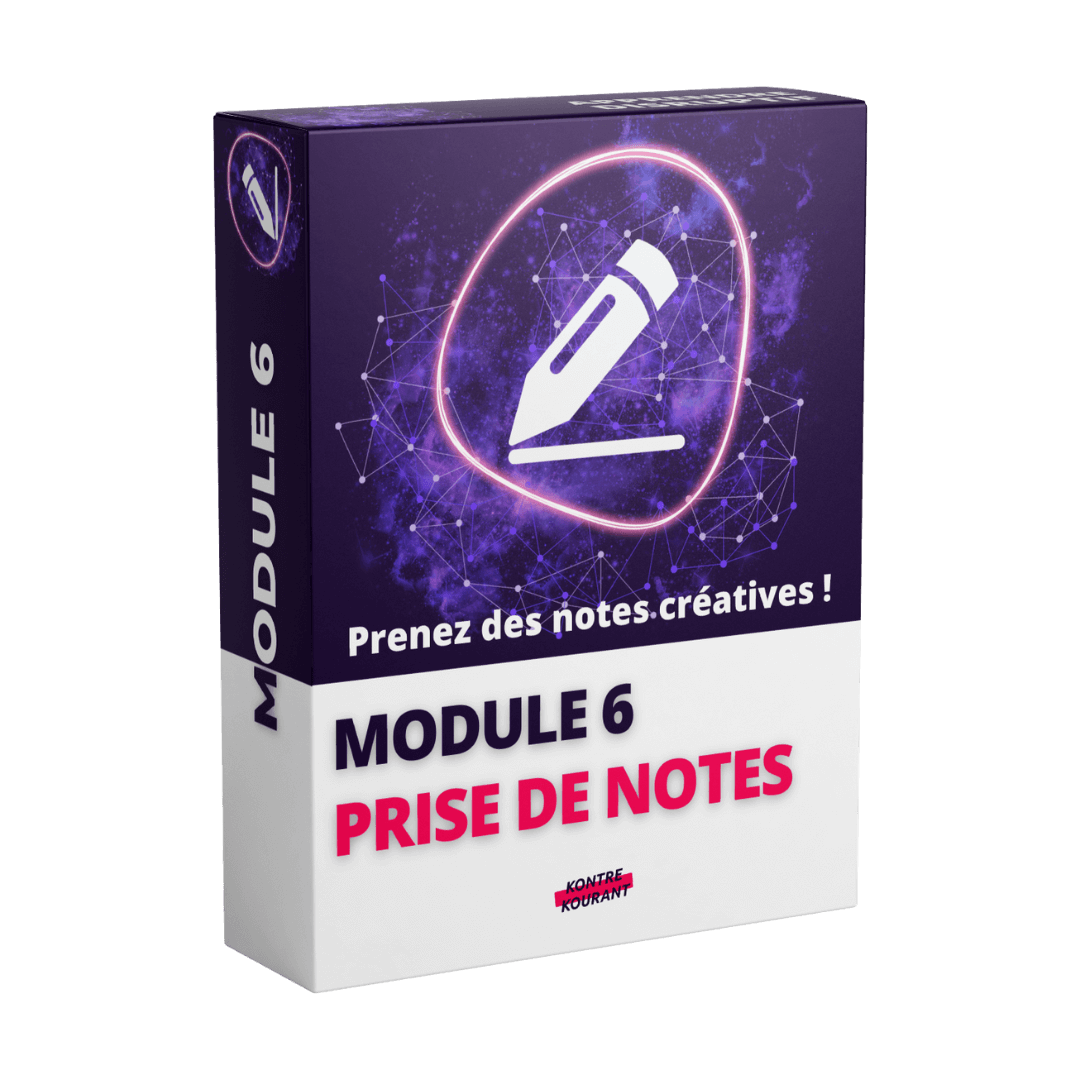 prendre des notes en mindmapping